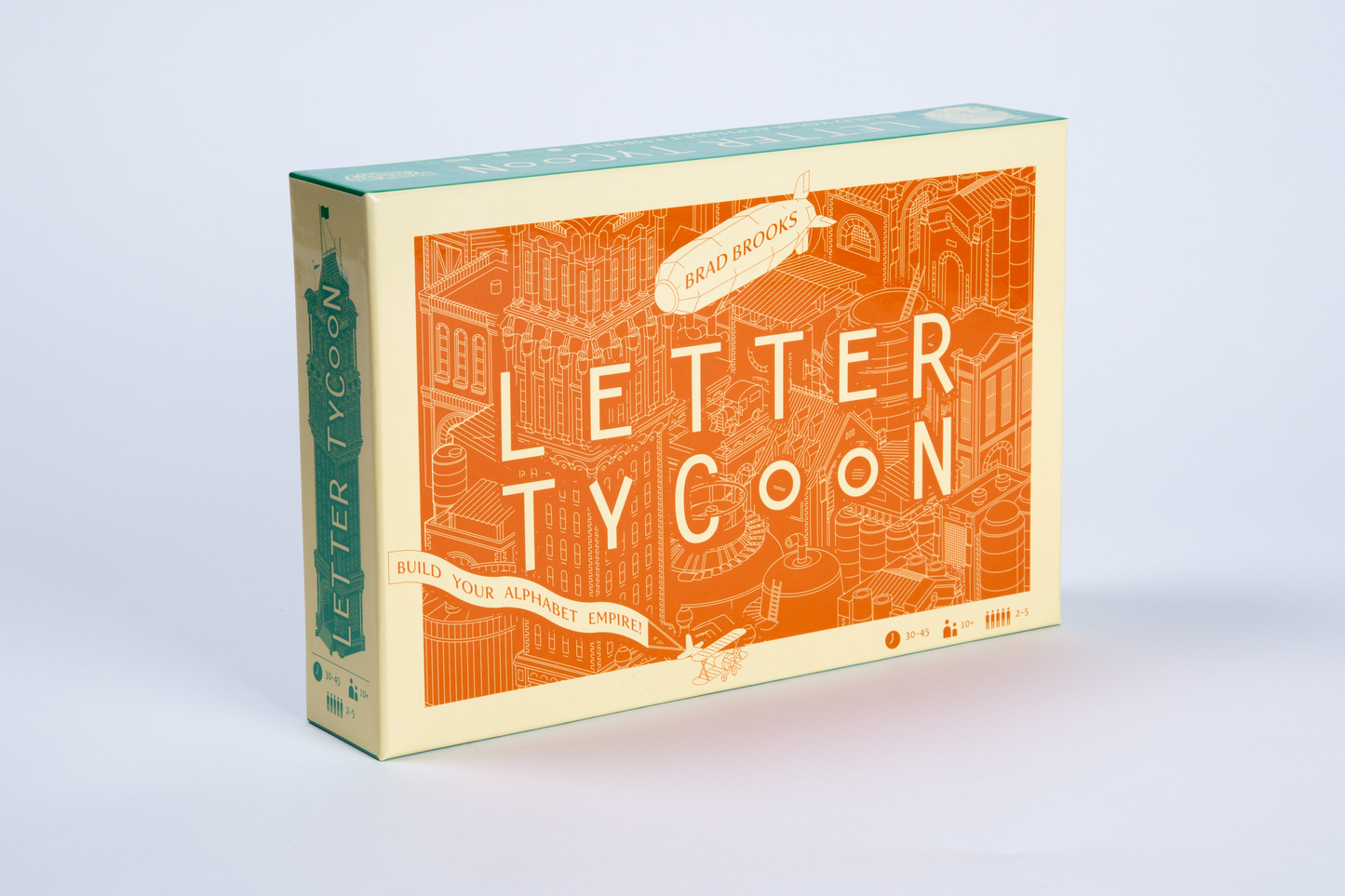 Letter Tycoon: Mensa Select Word-Building Strategy Game for Families and Friends, Ages 10+, 2-5 Players Game Breaking Games