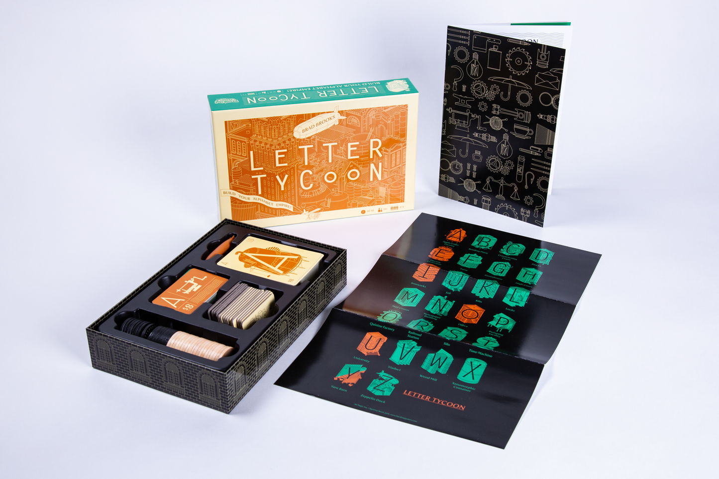 Letter Tycoon: Mensa Select Word-Building Strategy Game for Families and Friends, Ages 10+, 2-5 Players Game Breaking Games