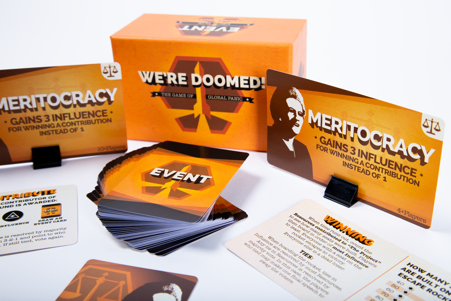We're Doomed: Meritocracy Expansion Pack | Party Game | 4-12 Players Game Breaking Games