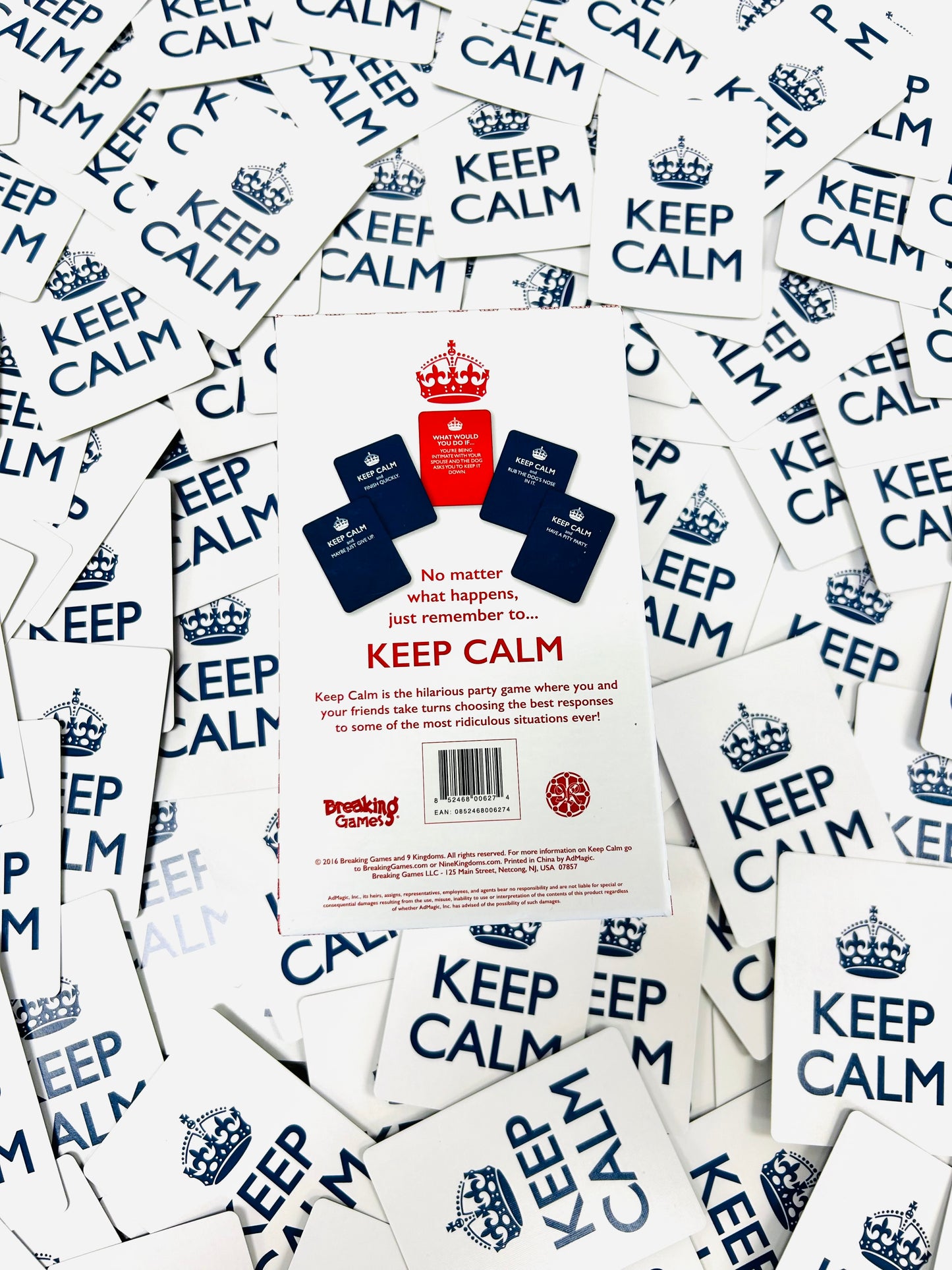 Keep Calm! | Hilarious Party Game for Friends and Family | Ideal for Game Night | Ages 17+, 3-8 Players Game Breaking Games