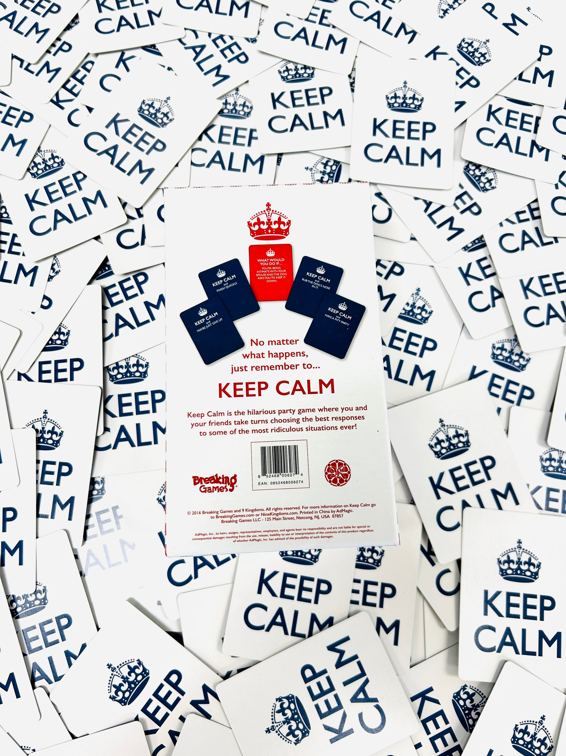 Keep Calm! | Hilarious Party Game for Friends and Family | Ideal for Game Night | Ages 17+, 3-8 Players Game Breaking Games