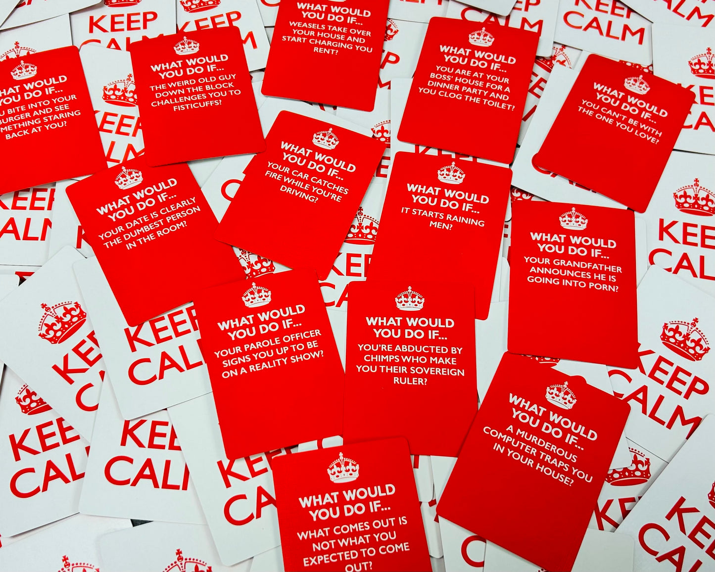 Keep Calm! | Hilarious Party Game for Friends and Family | Ideal for Game Night | Ages 17+, 3-8 Players Game Breaking Games
