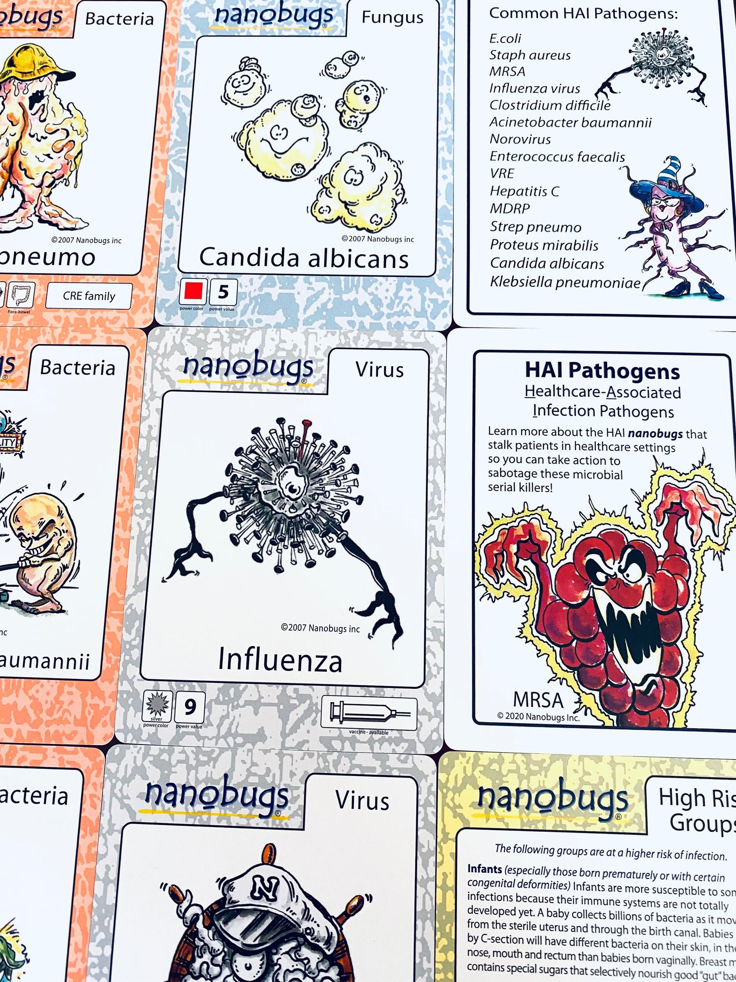Nanobugs® - HAI Pathogens Set Game Breaking Games