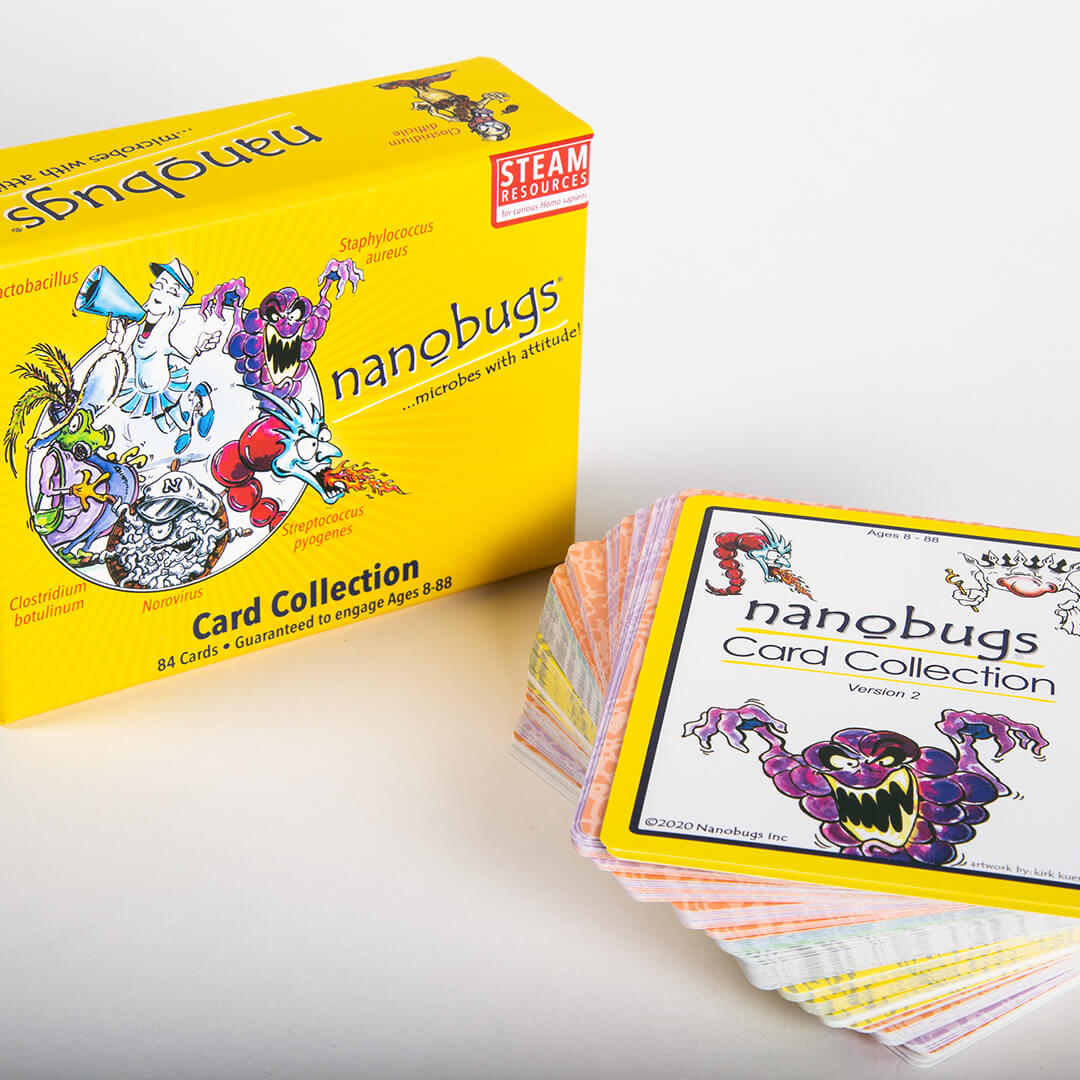 Nanobugs® - Microbes with Attitude Card Collection Game Breaking Games