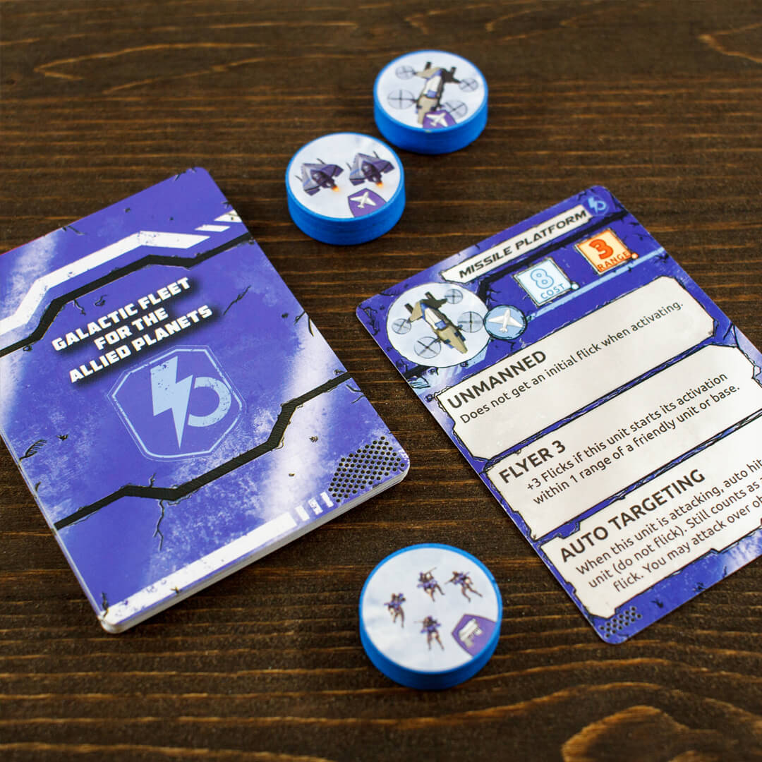 Flick Wars - Tabletop Dexterity Combat Game with 3D Terrain Game Breaking Games