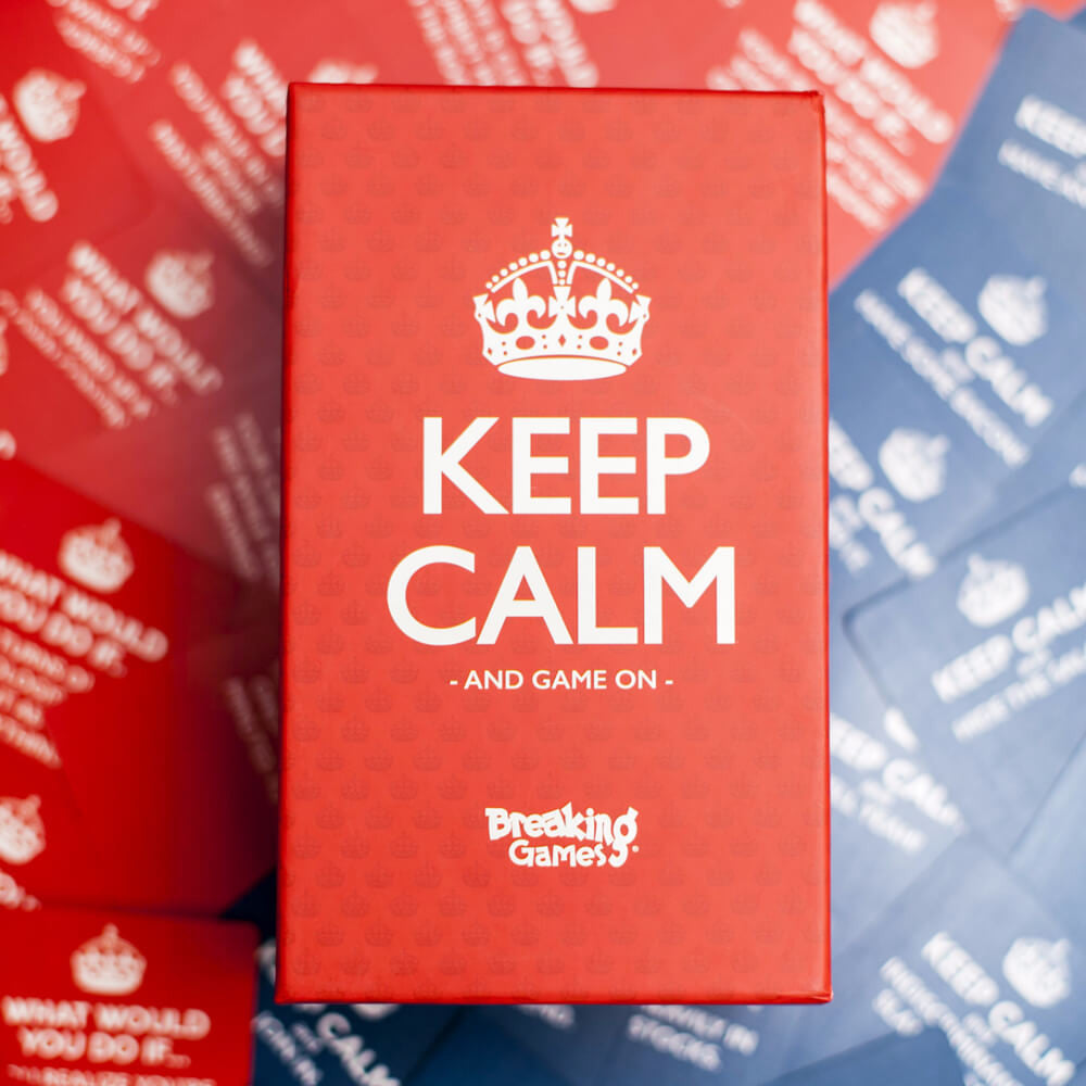 Keep Calm! | Hilarious Party Game for Friends and Family | Ideal for Game Night | Ages 17+, 3-8 Players Game Breaking Games