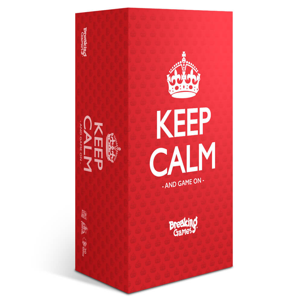 Keep Calm! | Hilarious Party Game for Friends and Family | Ideal for Game Night | Ages 17+, 3-8 Players Game Breaking Games