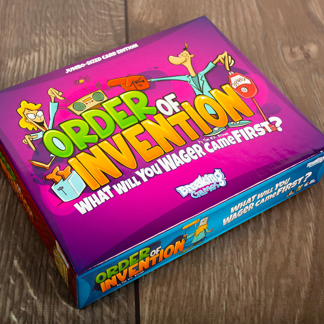 Order of Invention | Family Trivia Card Game | 2+ Players Game Breaking Games