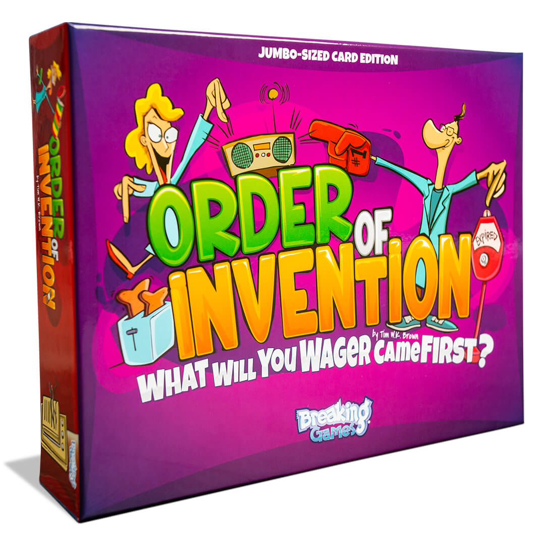 Order of Invention | Family Trivia Card Game | 2+ Players Game Breaking Games