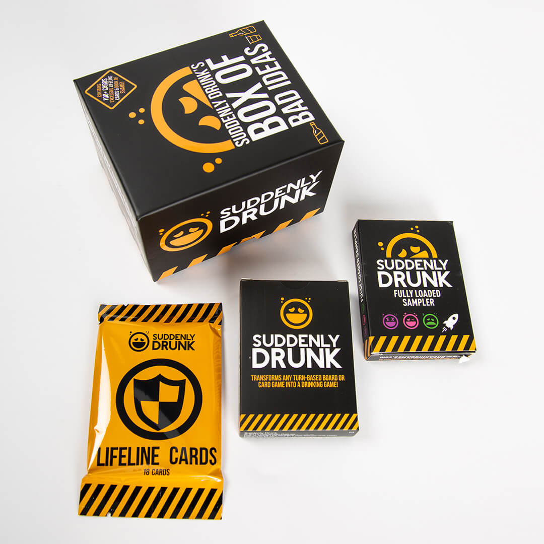 Suddenly Drunk's Box of Bad Ideas Game Breaking Games