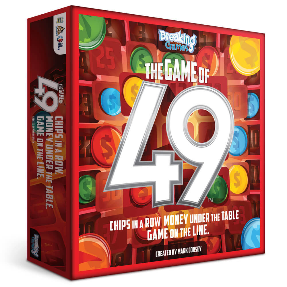 The Game of 49 | Family Friendly Strategy Board Game | 2-5 Players Game Breaking Games