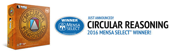 Circular Reasoning wins Mensa Select 2016 Award!