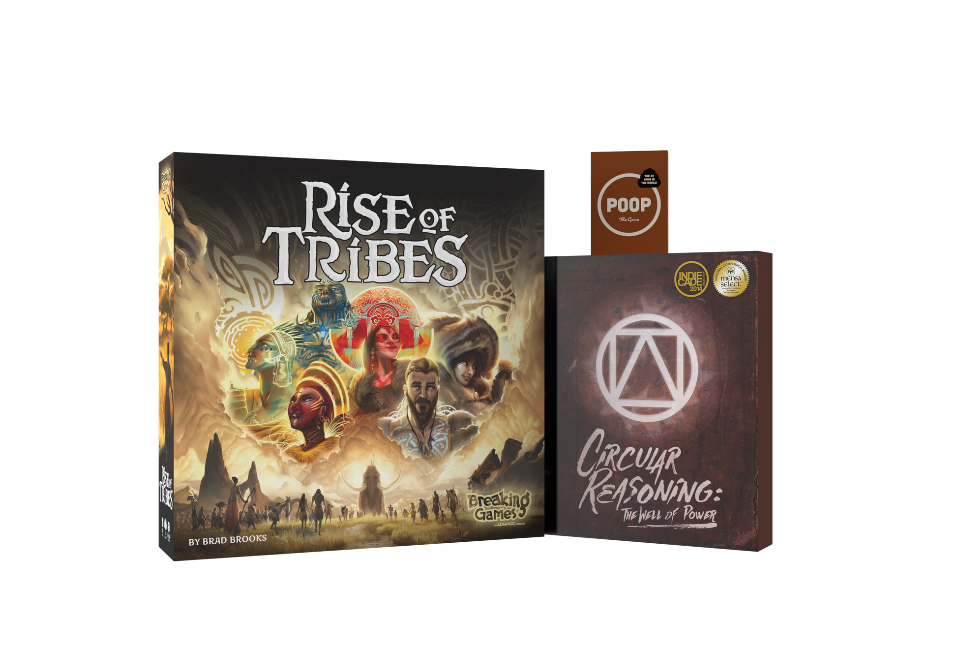 Brain Bundle! Rise of Tribes | Circular Reasoning: Well of Power | Poop: The Game Game Breaking Games