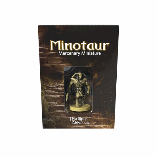 Dwellings of Eldervale - Minotaur Mercenary Mini Expansion Game Accessory Breaking Games