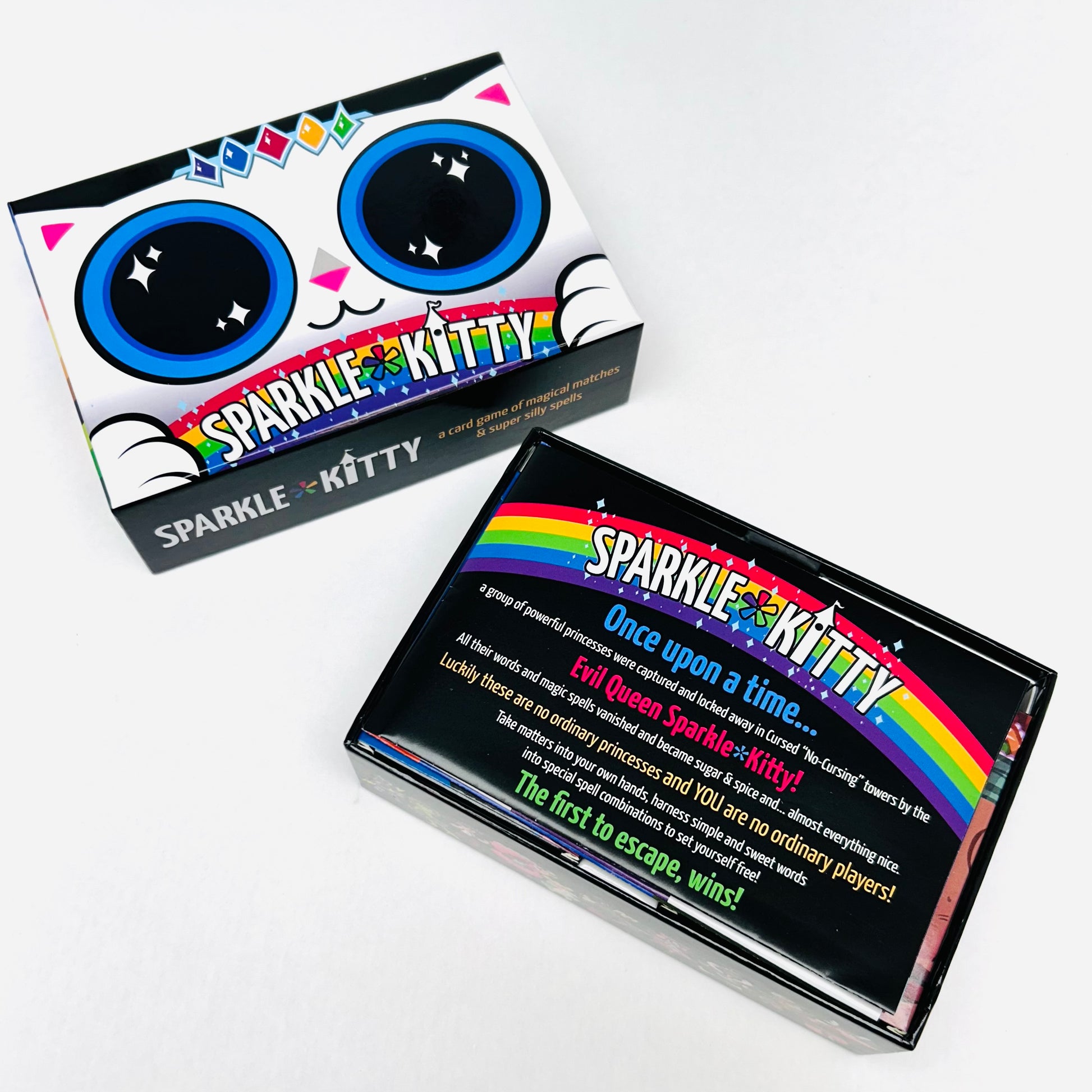 Sparkle*Kitty | Family-Friendly Pattern Recognition Card Games | 3-8 Players Game Breaking Games