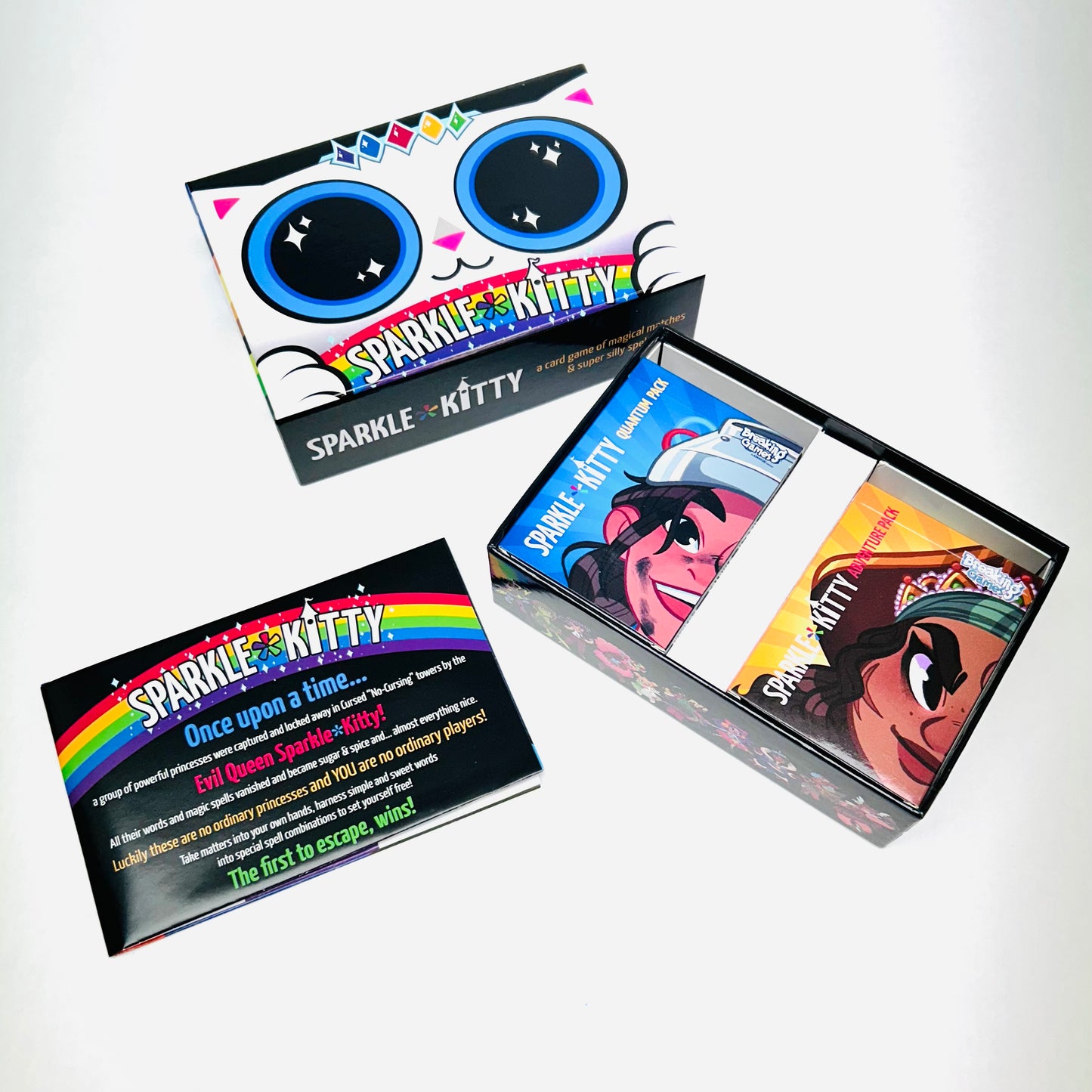 Sparkle*Kitty | Family-Friendly Pattern Recognition Card Games | 3-8 Players Game Breaking Games