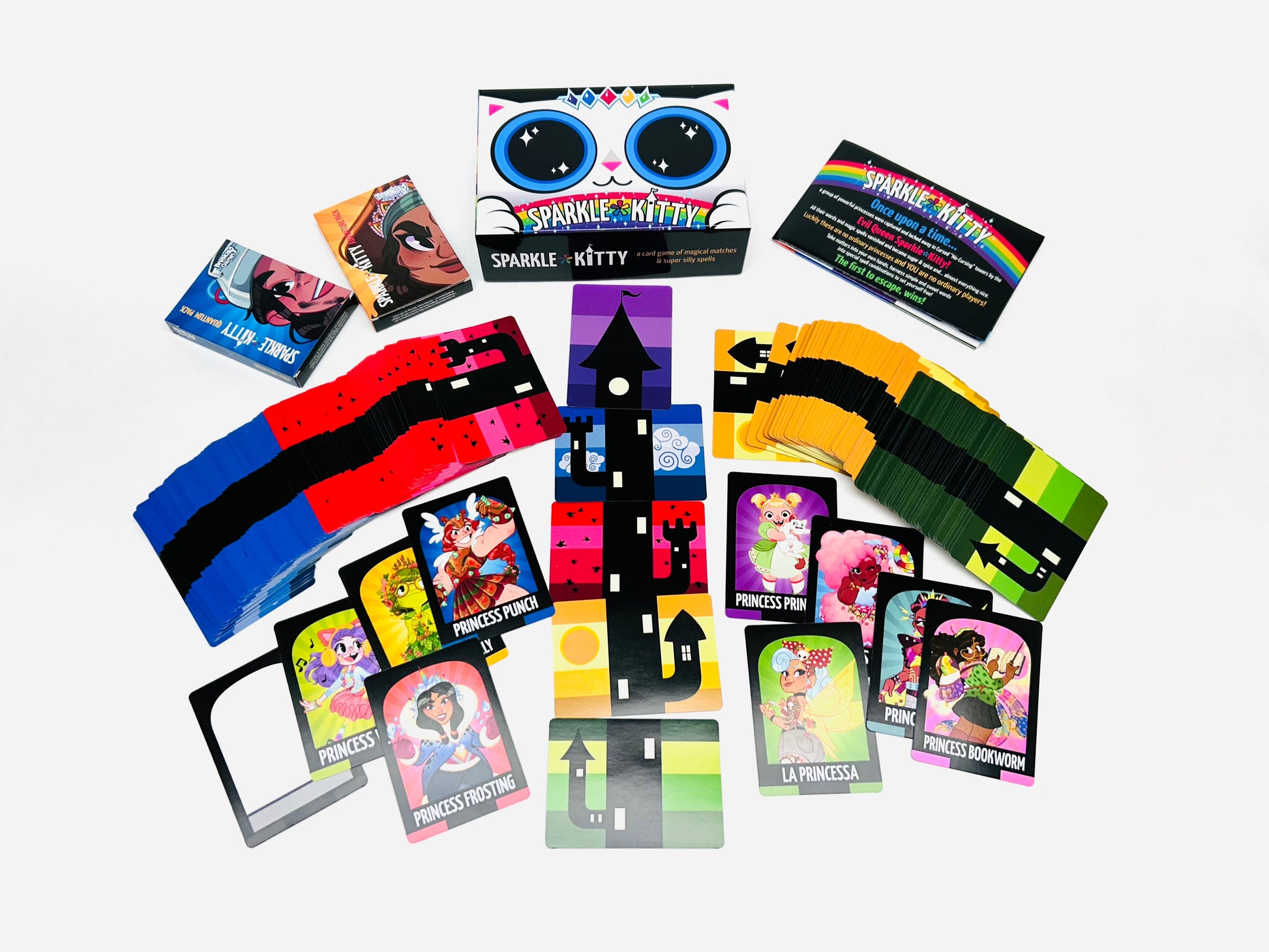 Sparkle*Kitty | Family-Friendly Pattern Recognition Card Games | 3-8 Players Game Breaking Games