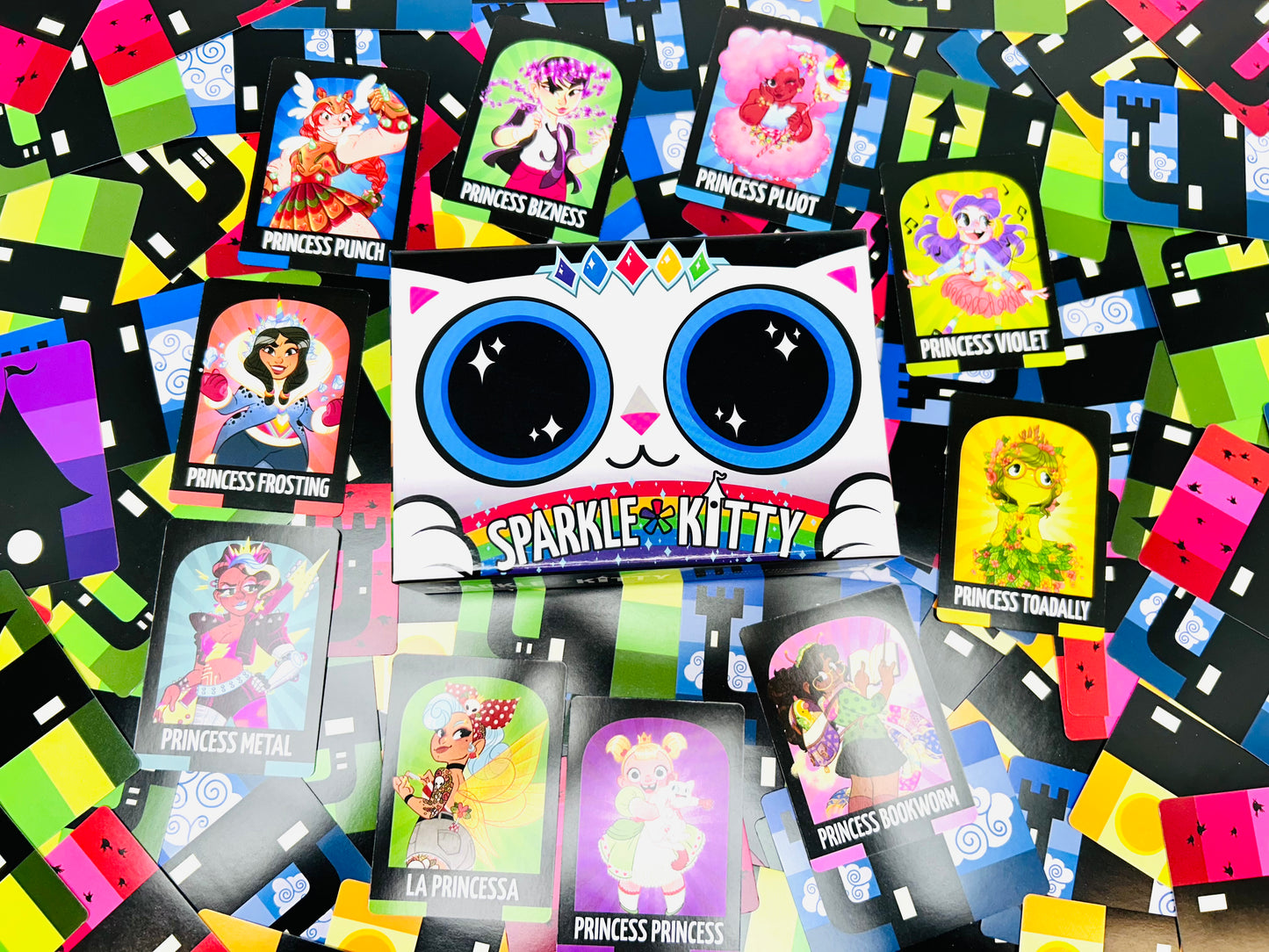 Sparkle*Kitty | Family-Friendly Pattern Recognition Card Games | 3-8 Players Game Breaking Games