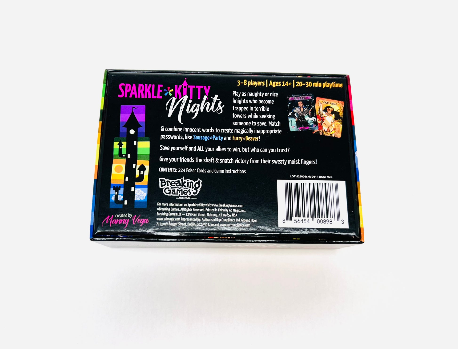Sparkle*Kitty Nights | Party Game Pattern Recognition Card Games | 3-8 Players Game Breaking Games