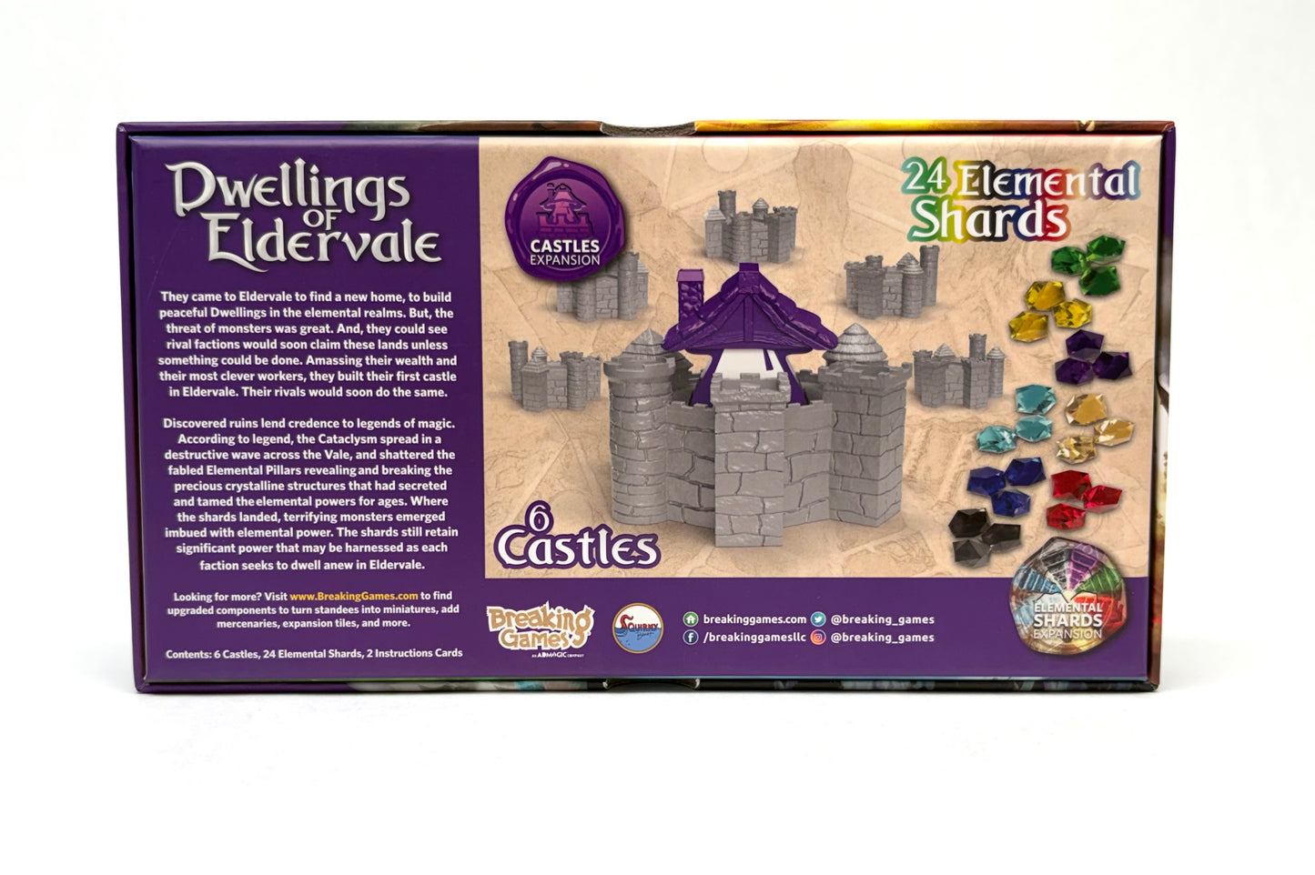 Dwellings of Eldervale: Castles & Elemental Shards Expansion Game Breaking Games