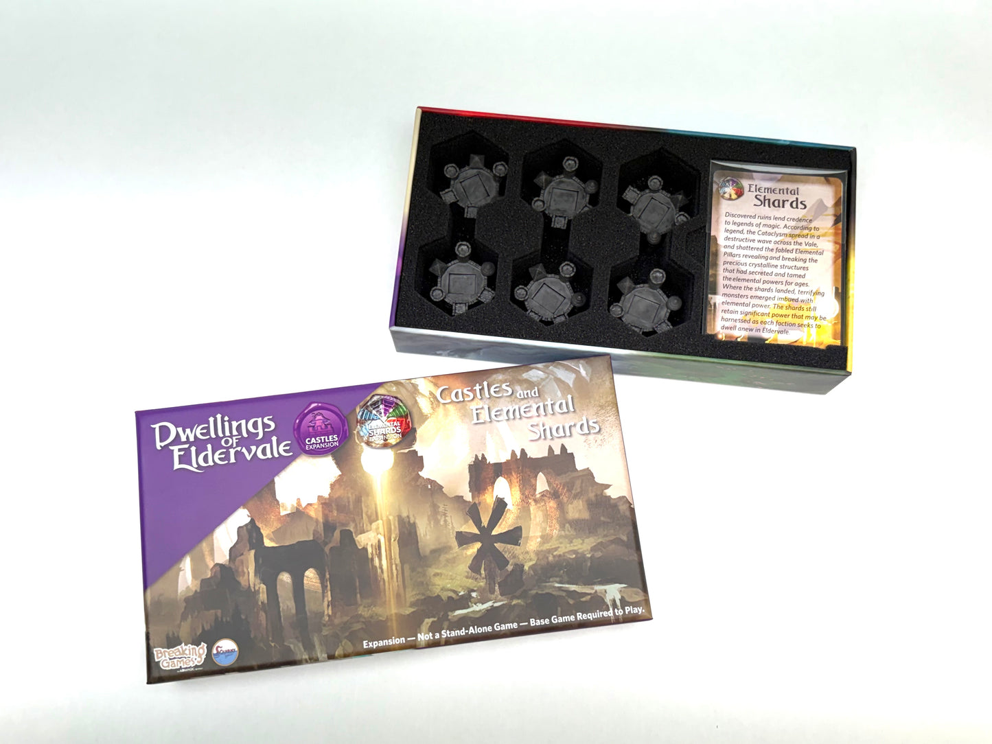 Dwellings of Eldervale: Castles & Elemental Shards Expansion Game Breaking Games