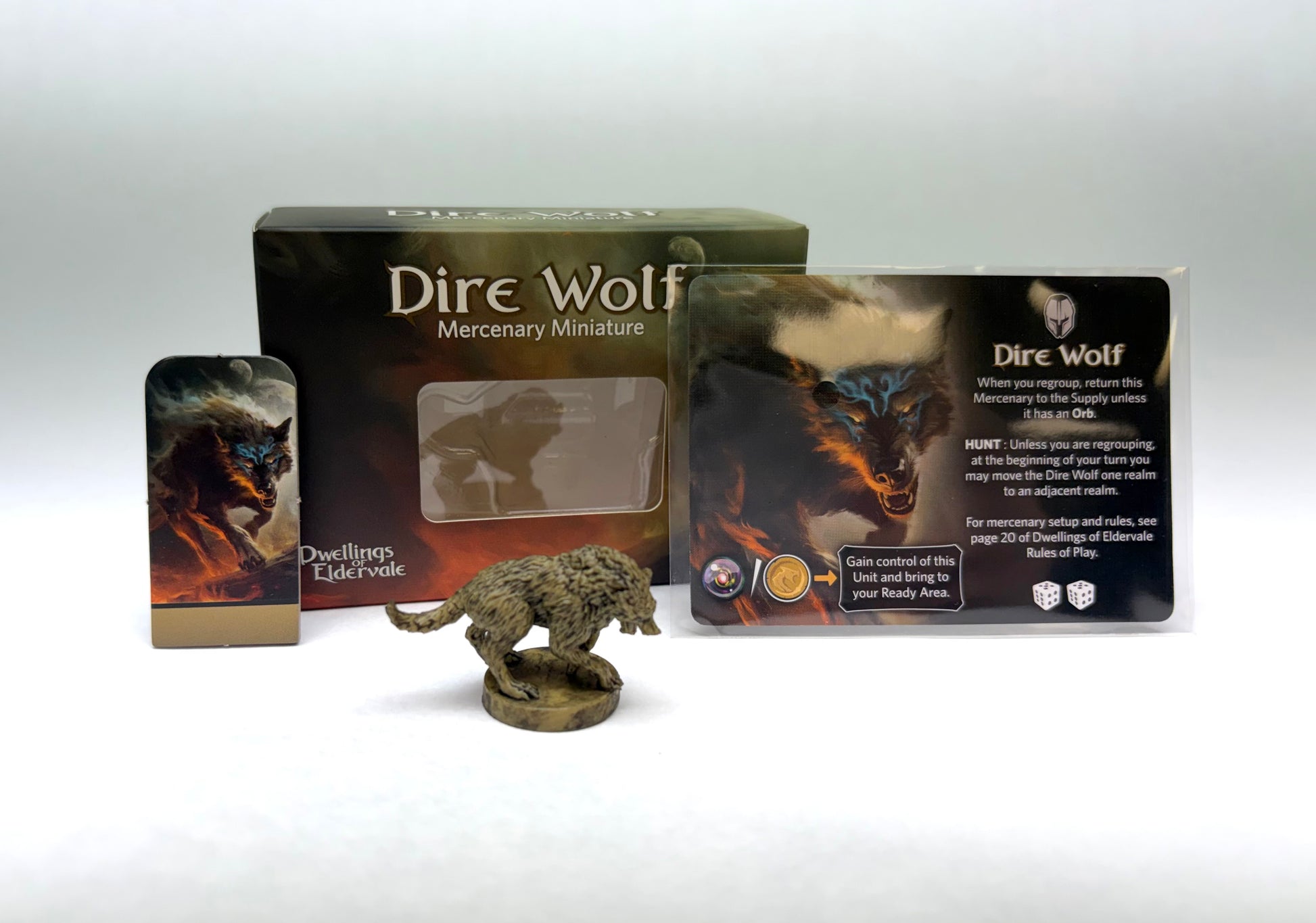 Dwellings of Eldervale - Dire Wolf Mercenary Mini Expansion Game Breaking Games