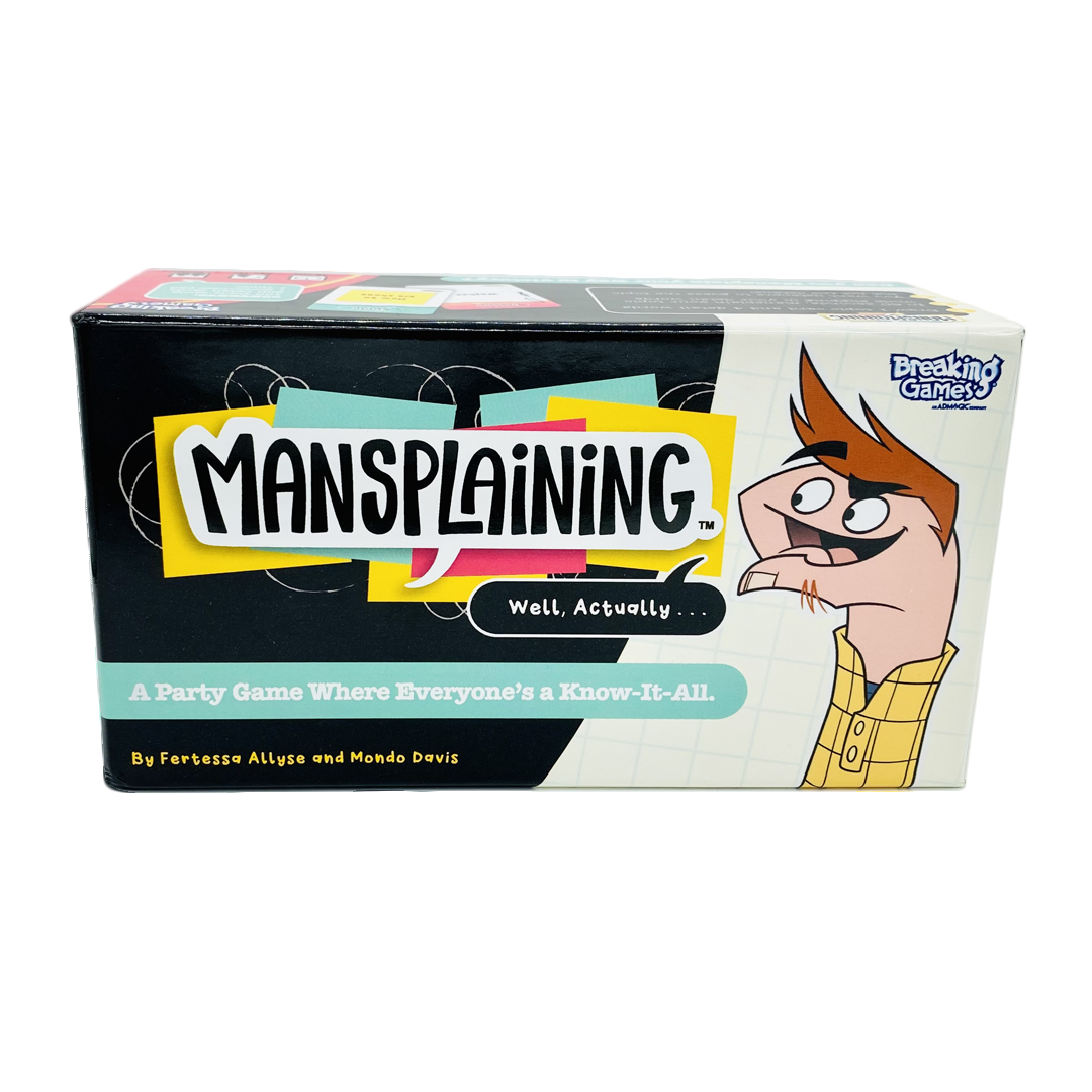 Mansplaining | Family Party Card Game | 2+ Players Game Breaking Games