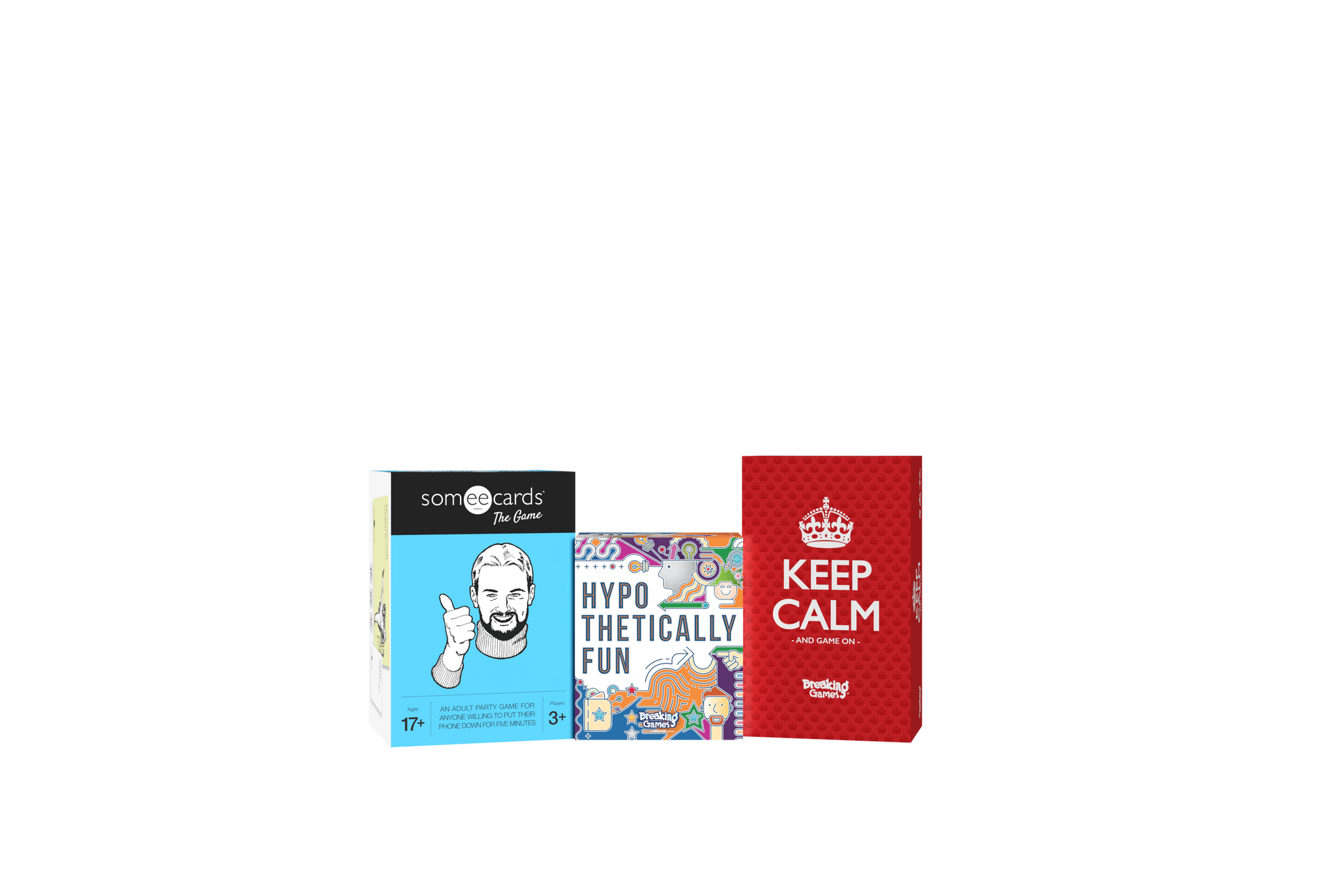 Party Bundle! Hypothetically Fun | SomeeCards | Keep Calm Game Breaking Games