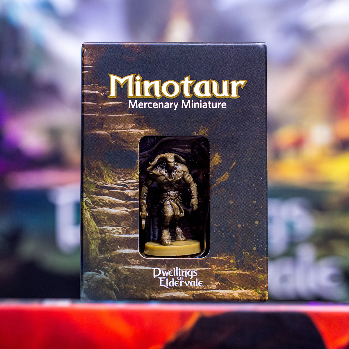 Dwellings of Eldervale - Minotaur Mercenary Mini Expansion Game Accessory Breaking Games