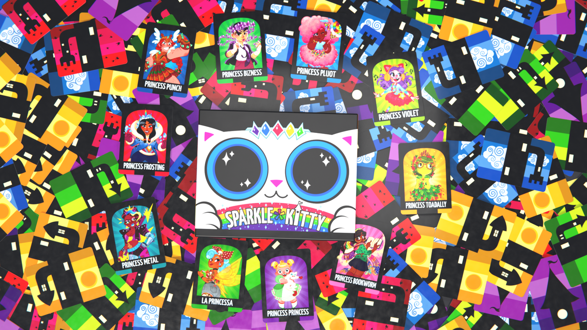 Sparkle*Kitty | Family-Friendly Pattern Recognition Card Games | 3-8 Players Game Breaking Games