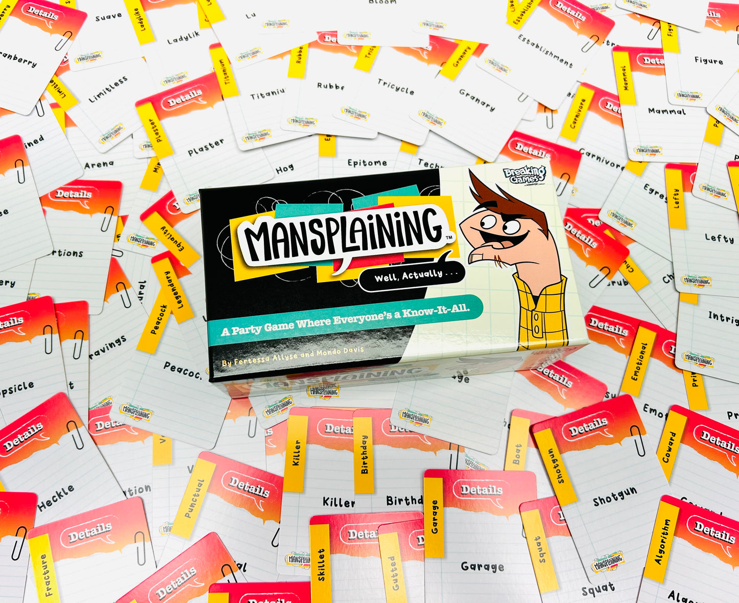 Mansplaining | Family Party Card Game | 2+ Players Game Breaking Games