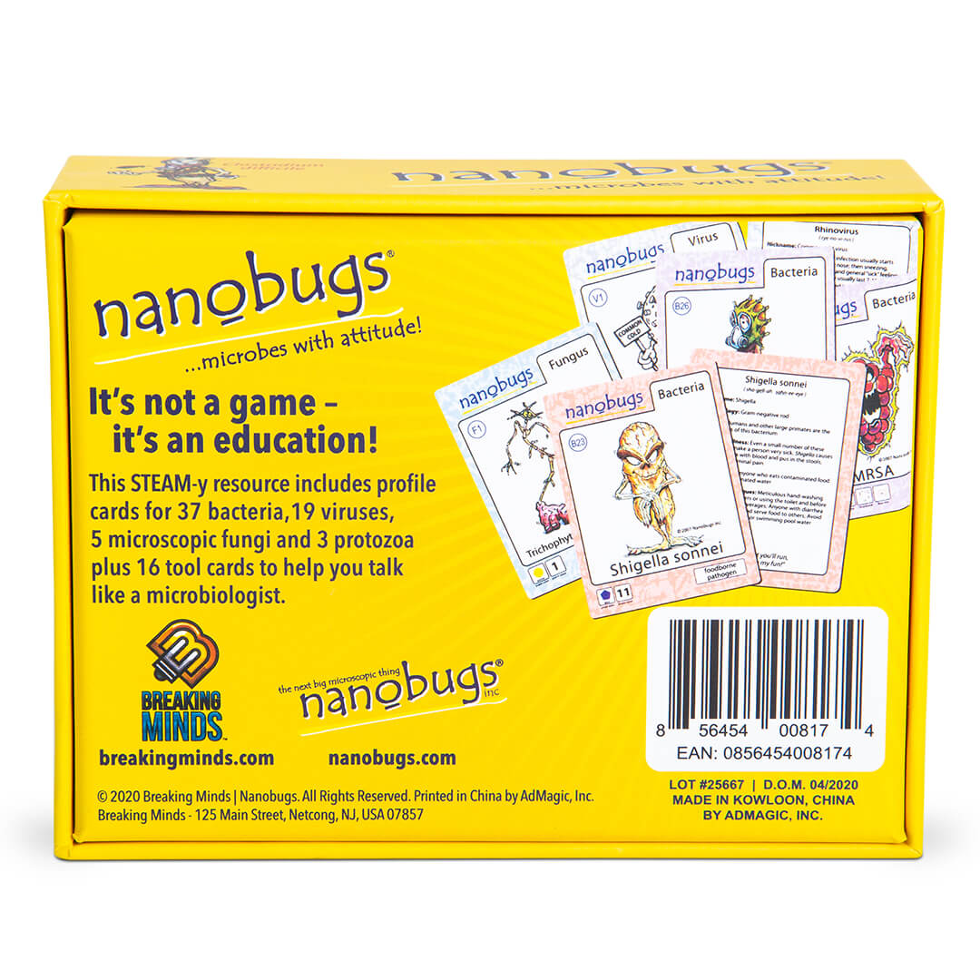 Nanobugs® - Microbes with Attitude Card Collection Game Breaking Games