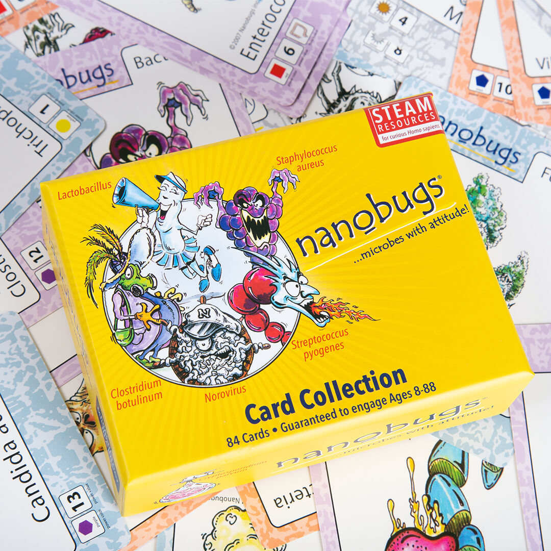 Nanobugs® - Microbes with Attitude Card Collection Game Breaking Games