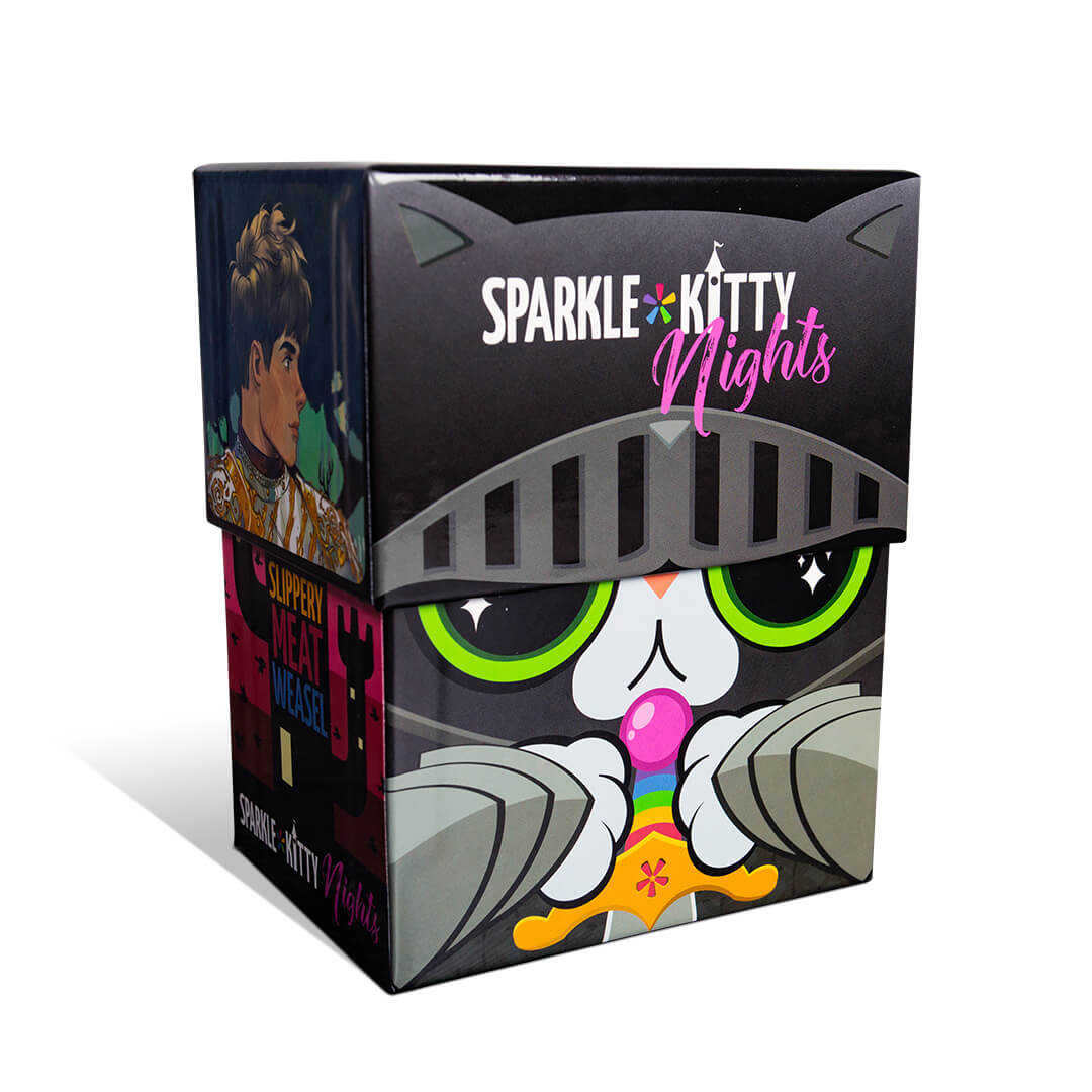 Sparkle*Kitty Nights | Party Game Pattern Recognition Card Games | 3-8 Players Game Breaking Games