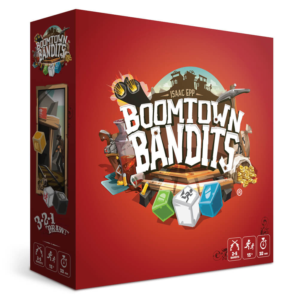 Boomtown Bandits | Family Strategy Dice Game | 2-5 Players Game Breaking Games