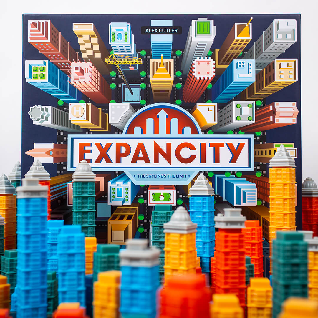 Expancity | Family Strategy City Building Game | 2-4 Players Game Breaking Games