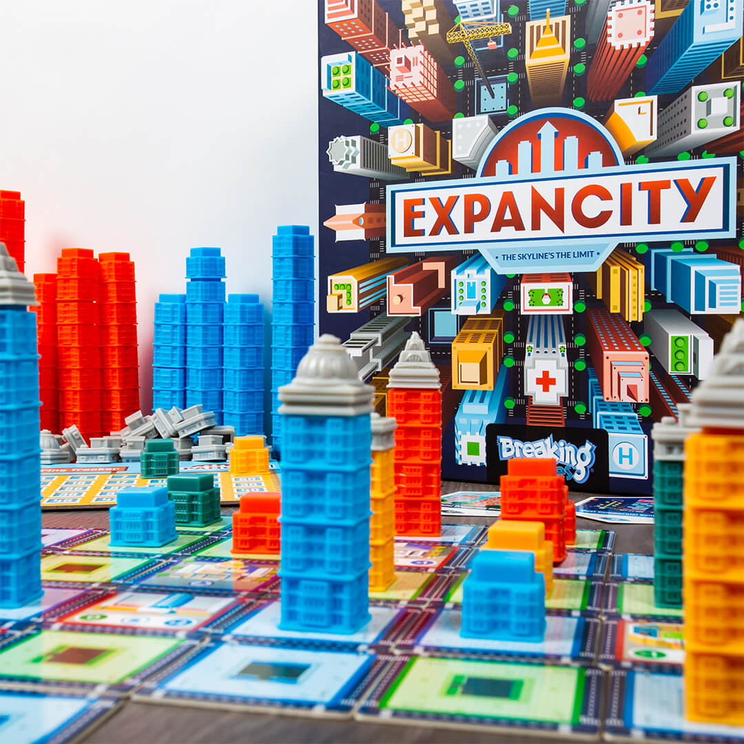 Expancity | Family Strategy City Building Game | 2-4 Players Game Breaking Games