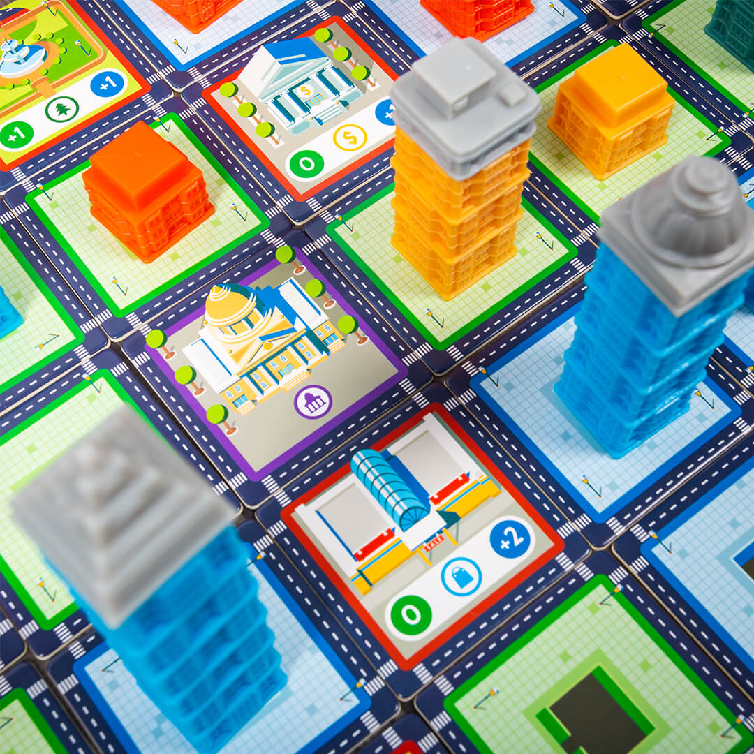 Expancity | Family Strategy City Building Game | 2-4 Players Game Breaking Games