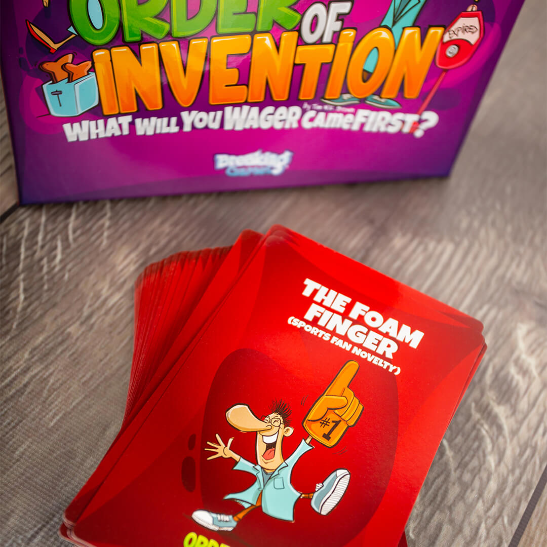 Order of Invention | Family Trivia Card Game | 2+ Players Game Breaking Games