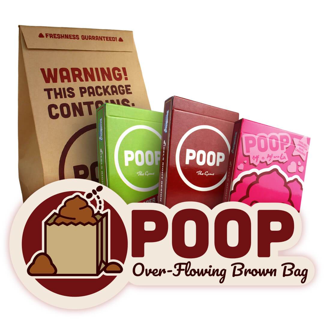 POOP: The Game - Over-Flowing Brown Bag Bundle Game Breaking Games