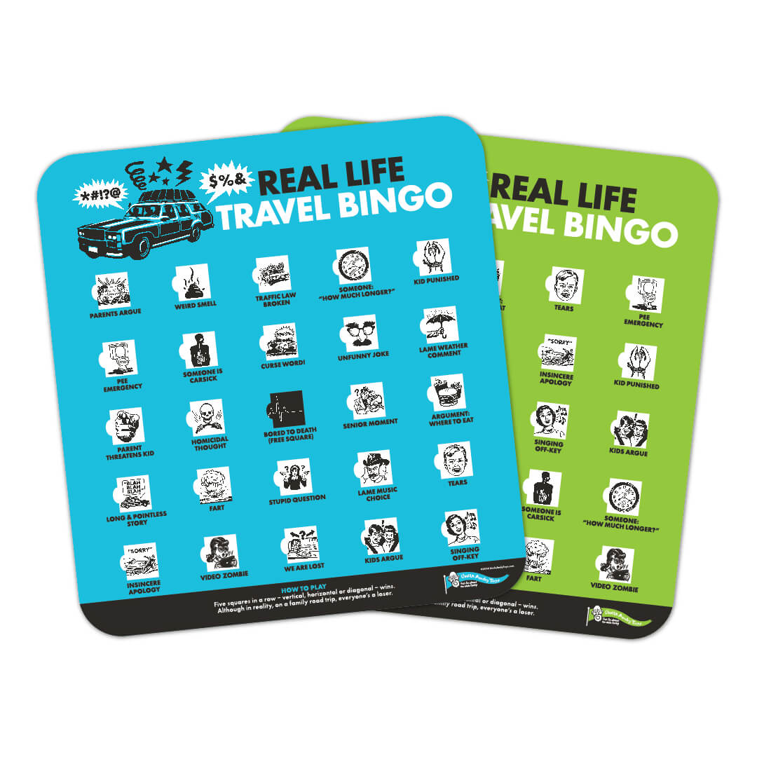 Real Life Travel Bingo | Family Party Game | 2+ Players Game Breaking Games