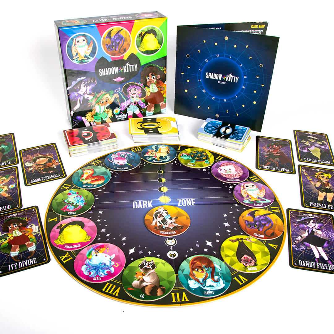 Shadow*Kitty | Family-Friendly Set Collection Board Game | 3-8 Players Game Breaking Games