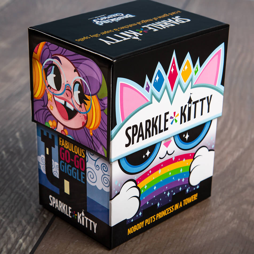 Sparkle*Kitty | Family-Friendly Pattern Recognition Card Games | 3-8 Players Game Breaking Games