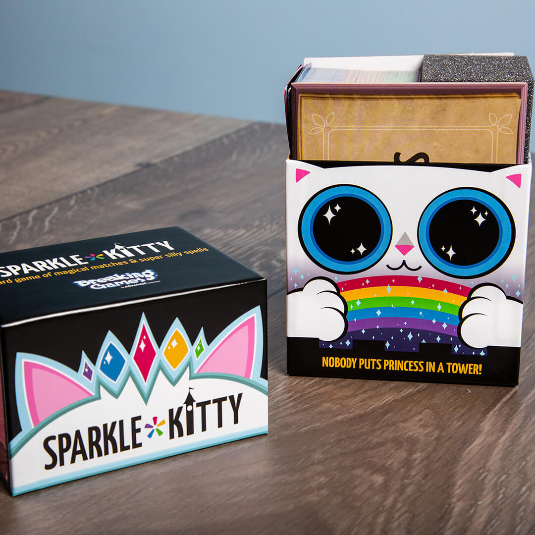 Sparkle*Kitty | Family-Friendly Pattern Recognition Card Games | 3-8 Players Game Breaking Games