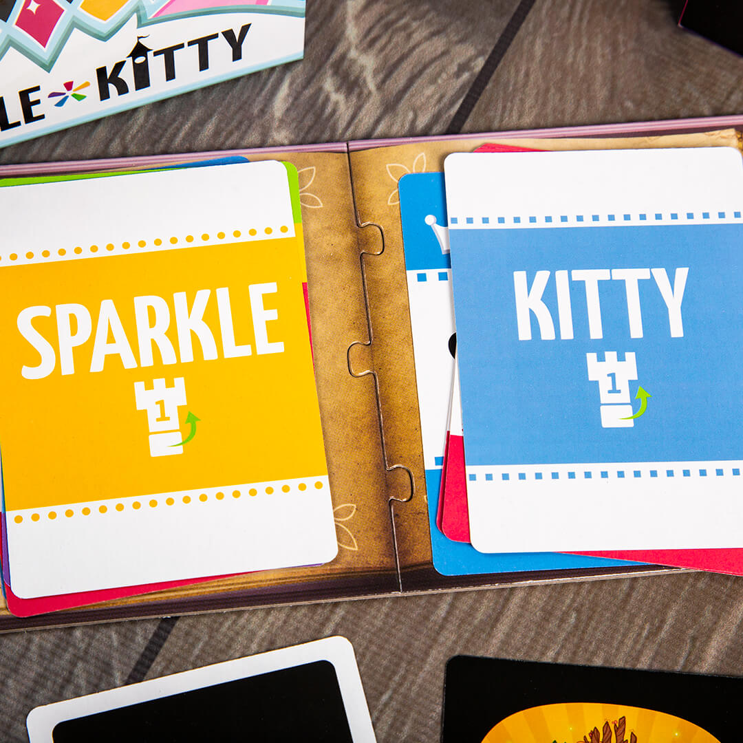 Sparkle*Kitty | Family-Friendly Pattern Recognition Card Games | 3-8 Players Game Breaking Games