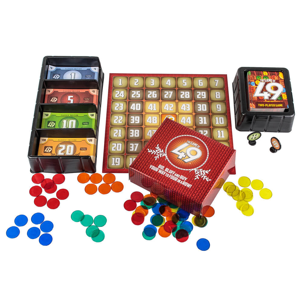 The Game of 49 | Family Friendly Strategy Board Game | 2-5 Players Game Breaking Games